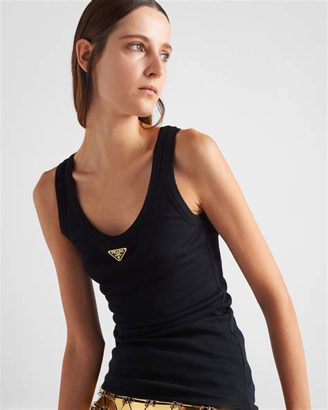 fake prada vest|grayed Prada tank top.